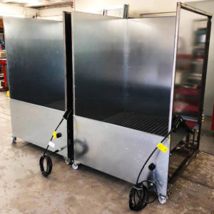 4FT PARTS WASHER WITH OIL SKIMMER AND BAG FILTER