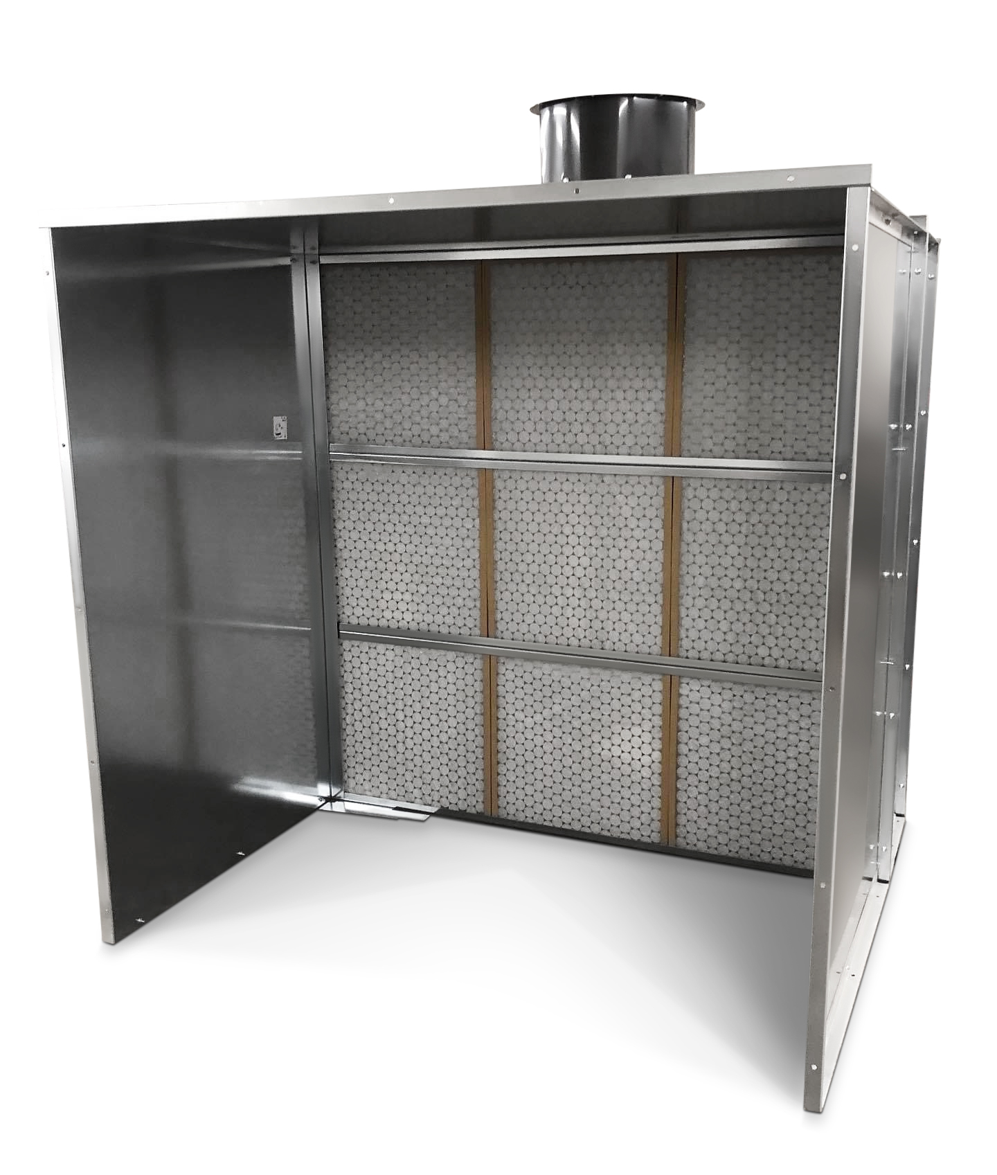 8FT Commercial Paint & Powder Spray Exhaust Booth & Secondary Filter Box -  EPTEX Coatings