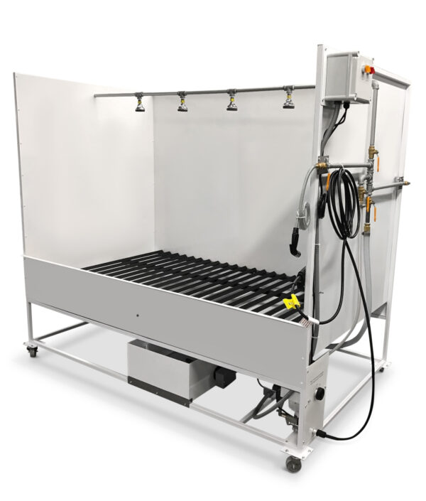 LARGE PARTS WASHER & RINSE STATION