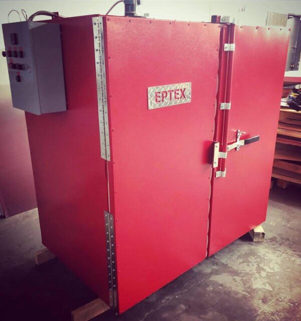 Powder coated electric oven