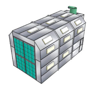 Truck Cross Flow Paint Booth