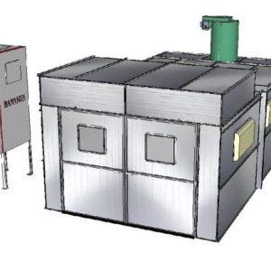 Economy Semi Down Draft Heated Booth