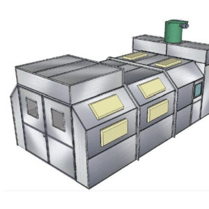 Semi Down Draft Heated Booth