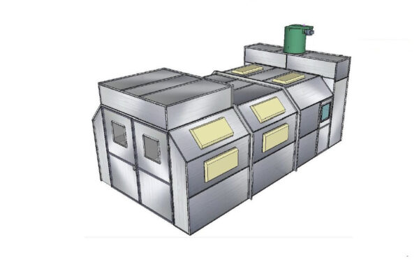 Semi Down Draft Heated Booth